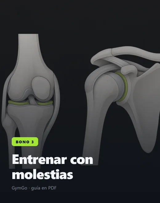 Guía: entrenar con molestias