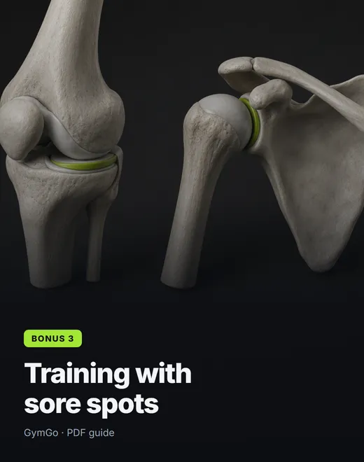 Guide: training with sore spots